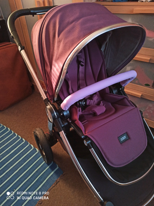 mamas and papas plum wine footmuff